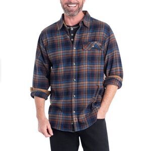 Legendary Buck Camp Flannels Large Brownstone‎ Plaid NWT in packaging